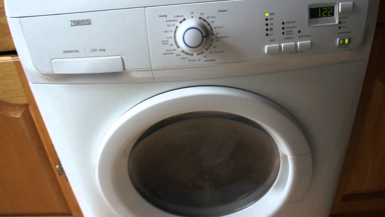 Zanussi Aquacycle 1400 Washing Machine Manual